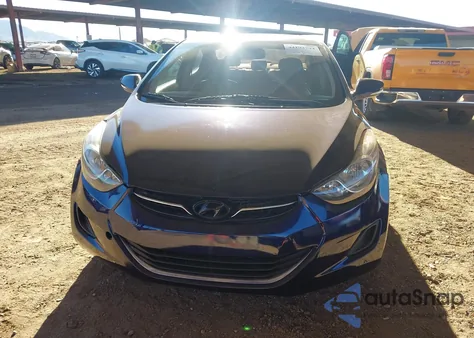 2013 Hyundai Elantra Limited from USA, damaged, VIN 5NPDH4AE7DH252543
